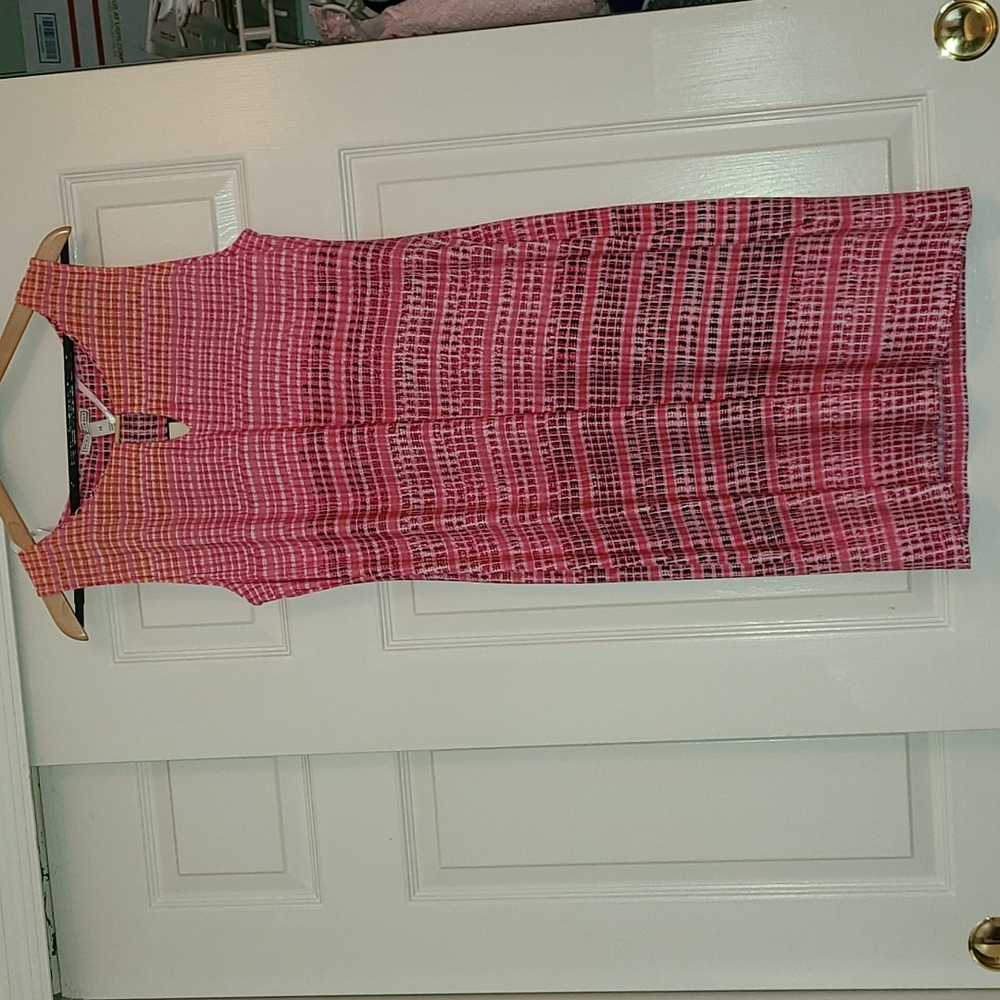 Women's pink, orange,  black dress NWT